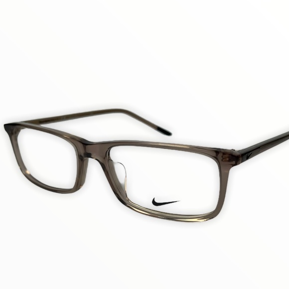 Nike Other - New Nike Men's Eyeglasses 7252 216 Clear Brown 55-17-145 Full Rim Rectangle